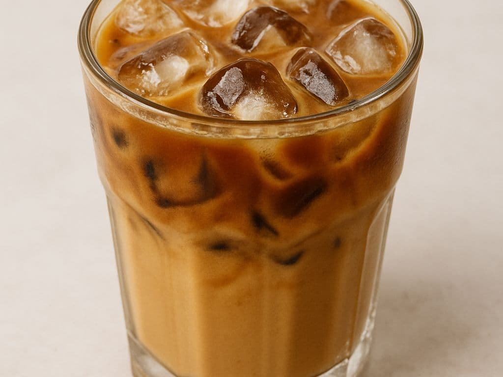 Iced Dirty Chai Latte