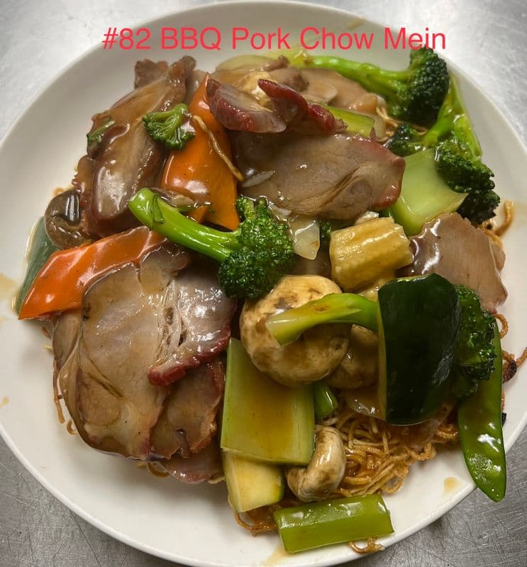 82. BBQ Pork Chow Mein