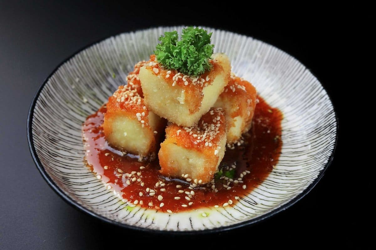 Spicy Agedashi Tofu