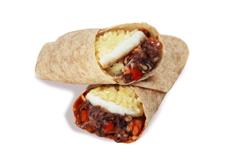 Egg White & Chipotle Black Bean Wrap