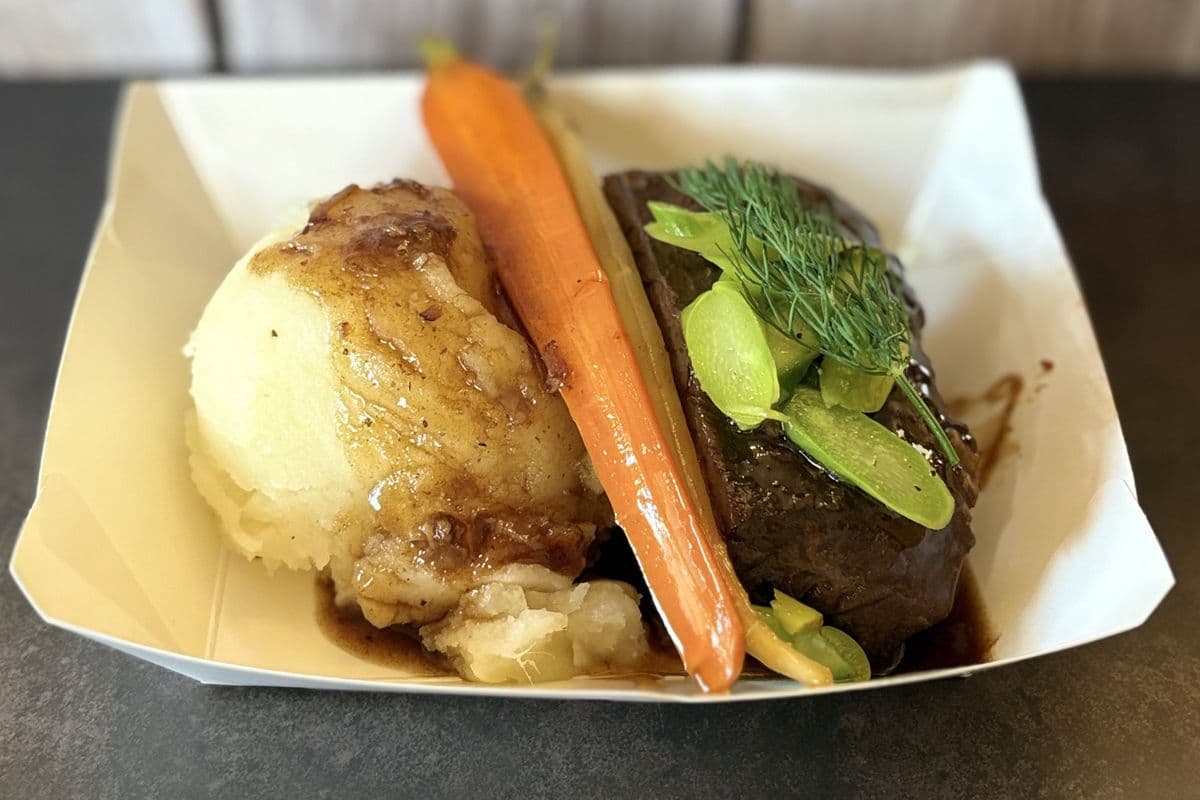 The Wood Tavern - Beef Brisket and Masn