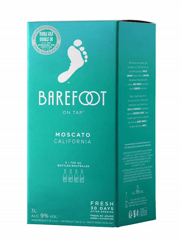 Barefoot Moscato (3 L) (1 x 3L)