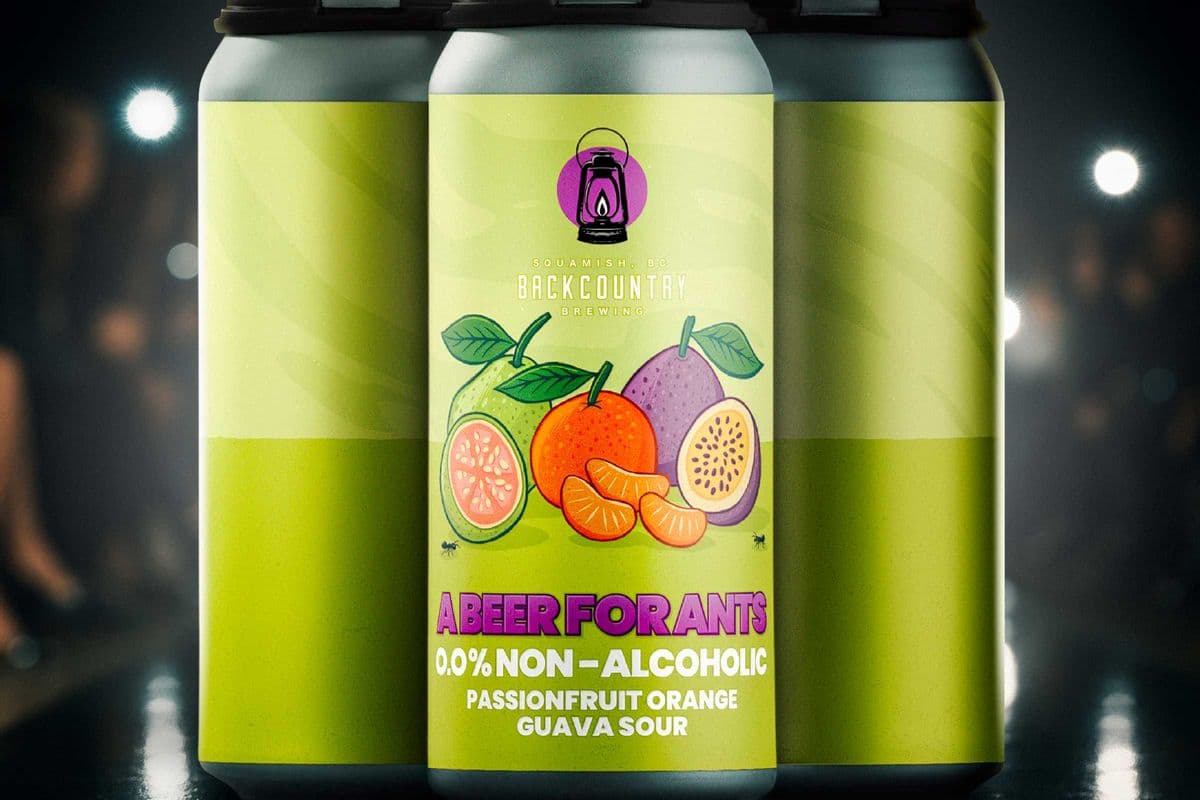 A Beer For Ants (Non-Alcoholic Passionfruit Orange Guava Sour) (4 x 473 ml)