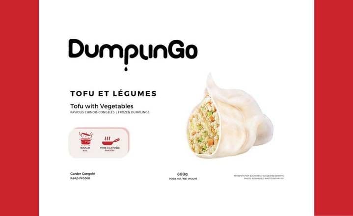 FD05-Tofu & Vegtable Frozen Dumplings(800g) / Tofu & Légume Dumpling Congelée(800g)/