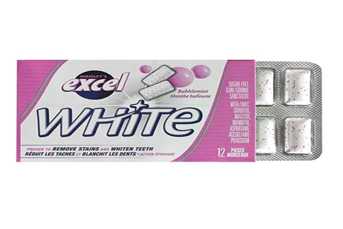 Wrigley's Excel White 12 Sticks Bubblemint