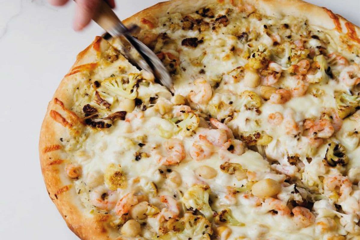 Pizza 18'' aux fruits de mer