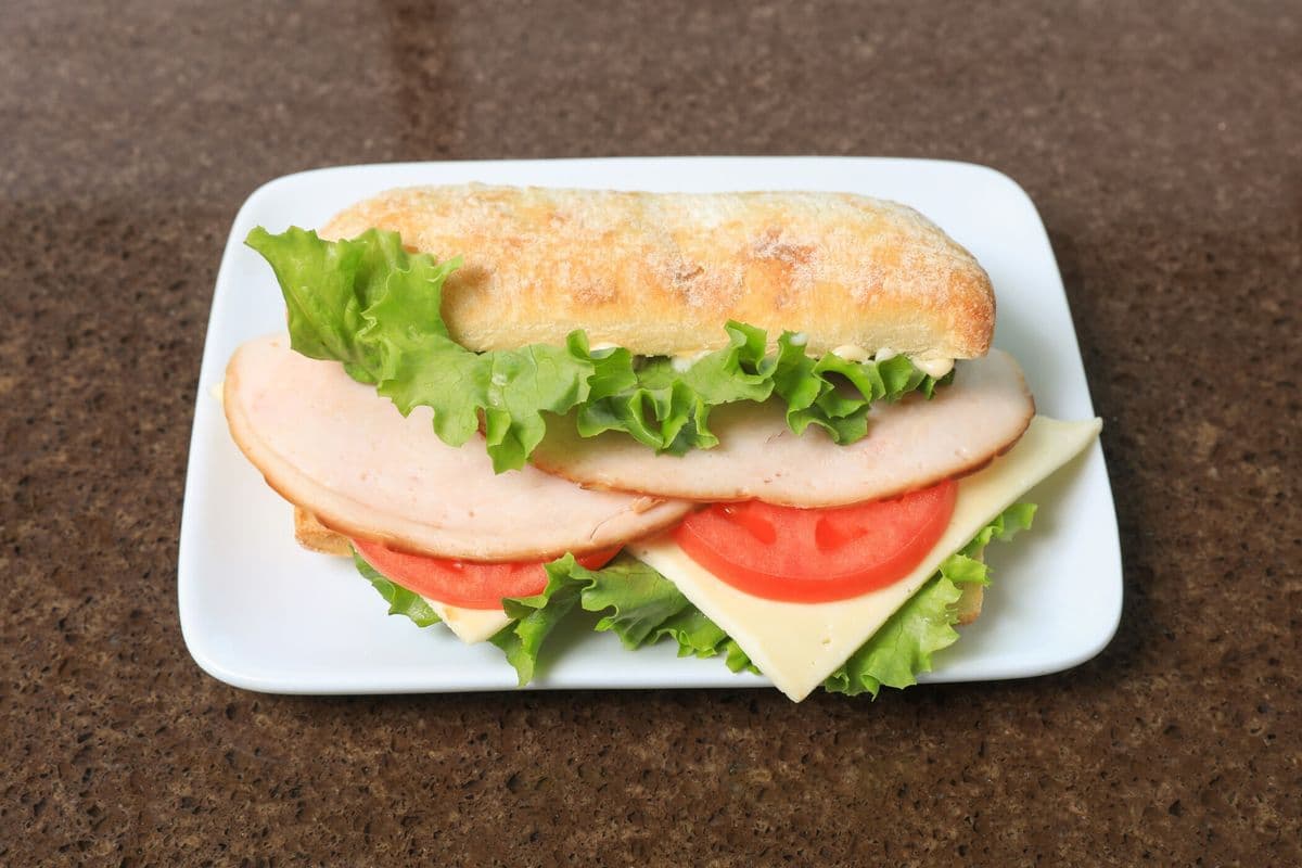 Sandwich dinde et fromage / Turkey and Cheese Sandwich
