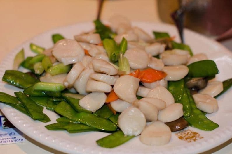 A19. Pétoncles à la vapeur / Steamed Scallops