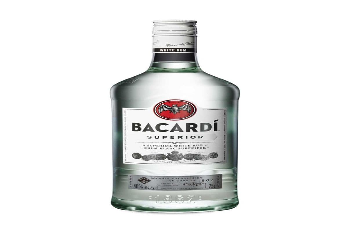 Bacardí Superior White Rum (1 x 1750ml)