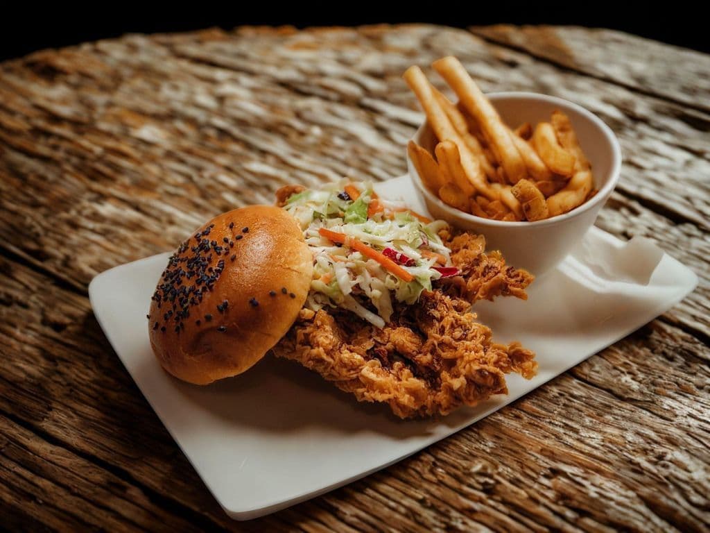 Fried Chicken Burger