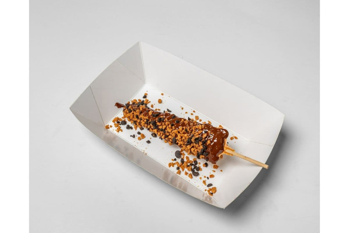 One Stick, Two Sauce, Three Toppings, and One Drizzle