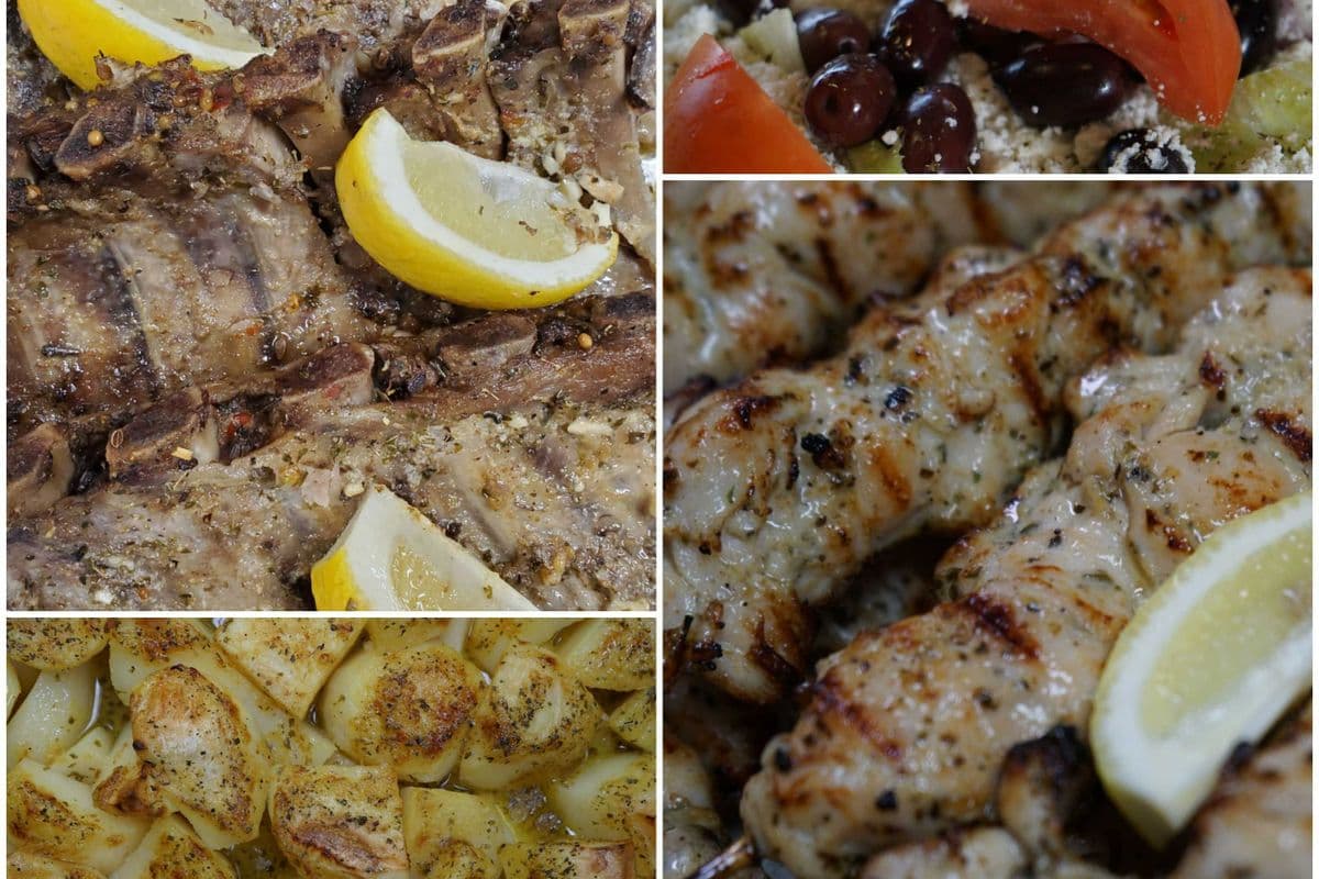FAMILY - Souvlaki & Ribs Dinner