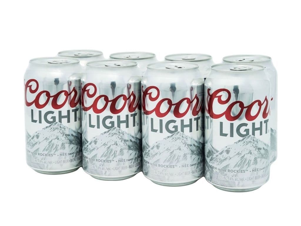 8PK COORS LIGHT.