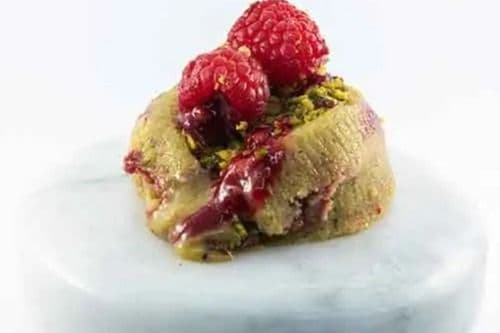 Fondant pistache framboise / Raspberry Pistachio Fondant