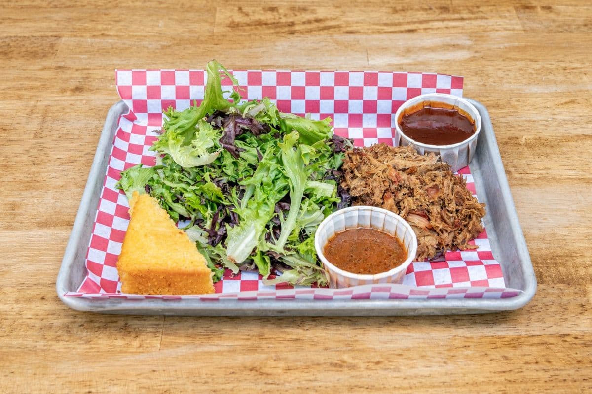 Pulled Pork Green Salad