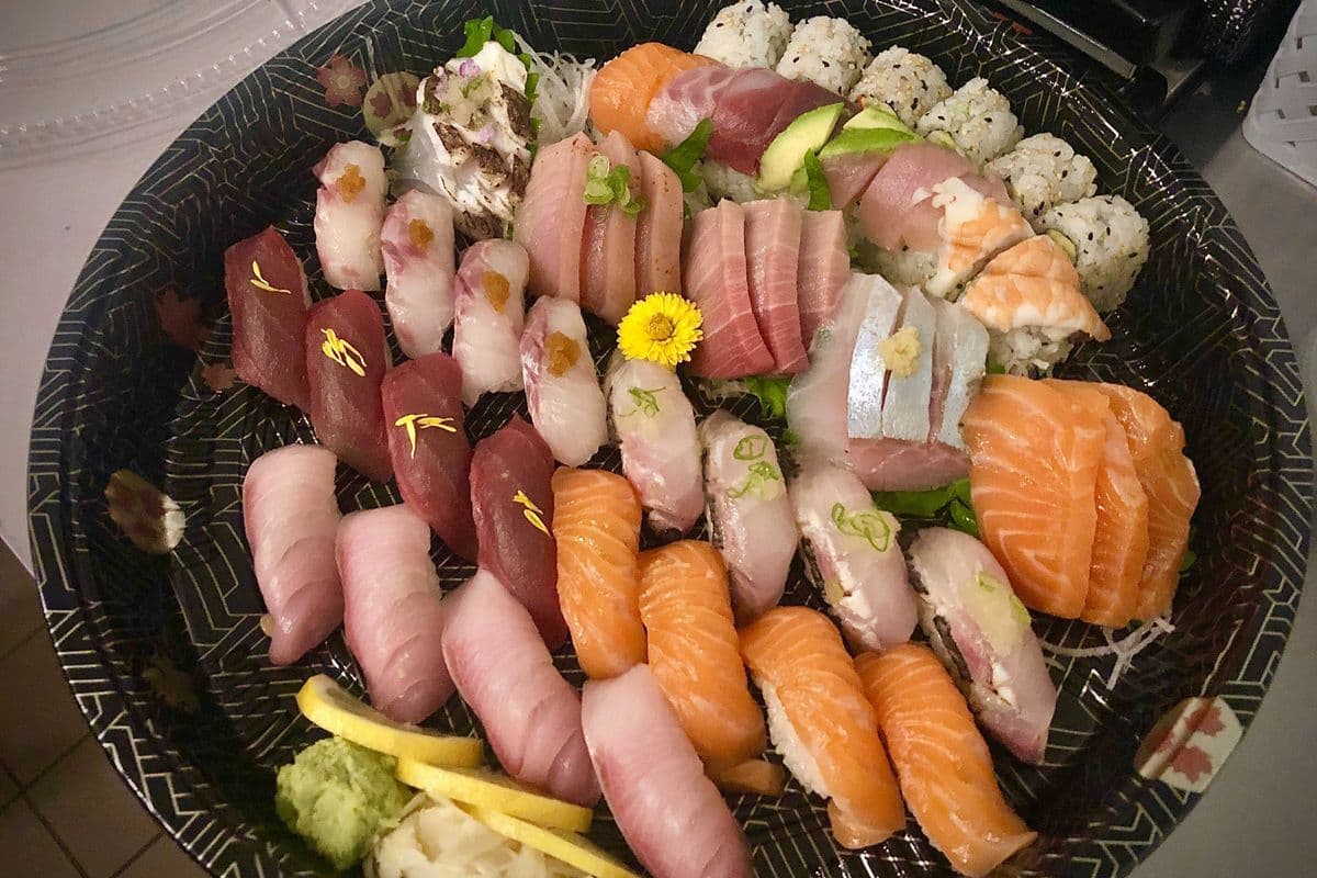 Sushi and Sashimi Tray
