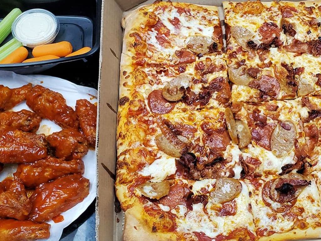 Slab Pizza & 15 Wings