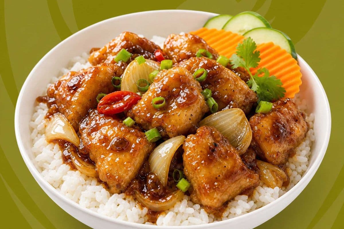 83. Tamarind Basted Chicken - Com Ga Nau Me