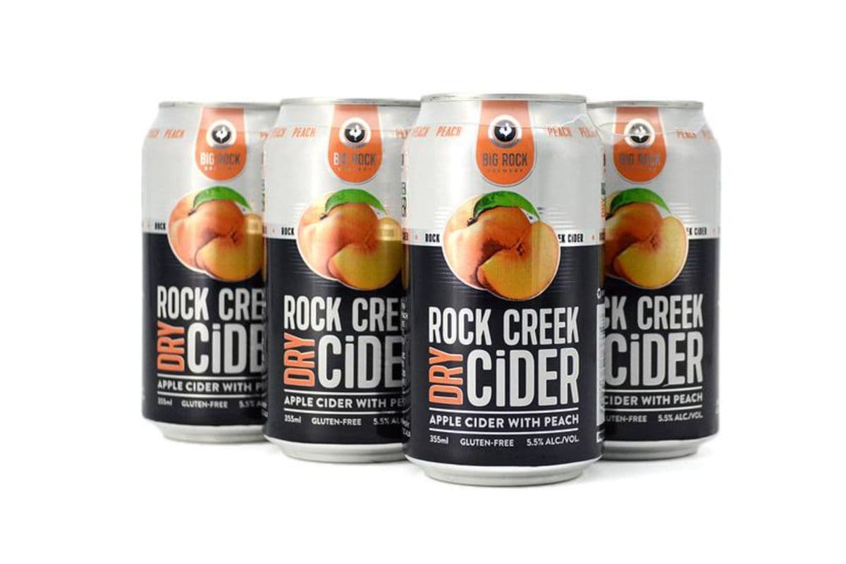 Rock Creek Peach Cider (6 Cans) (1 x 6*355ML )