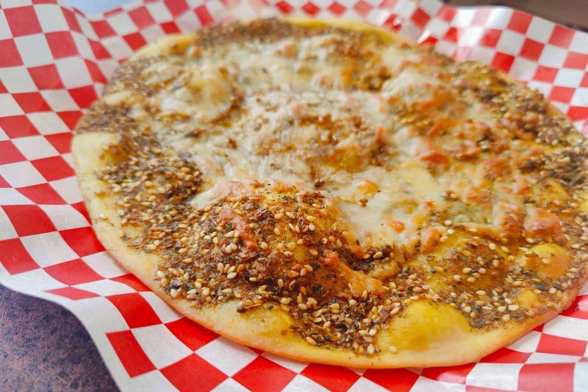 Zaatar and Cheese Manakeesh