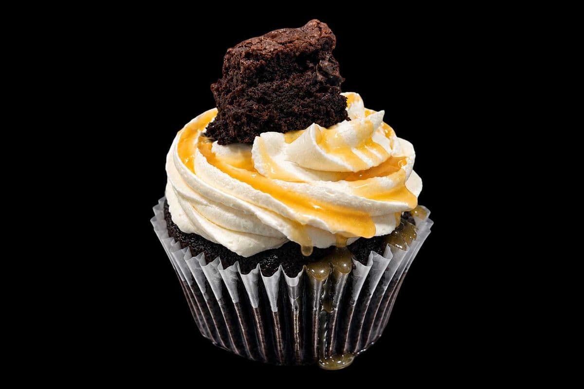 Caramel brownie