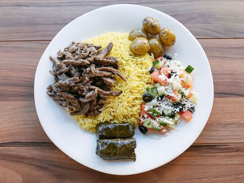 Lamb Donair Platter