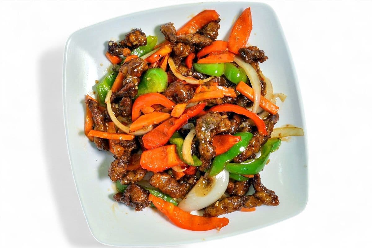 B130. Bò Lăn Bột Xào Gừng