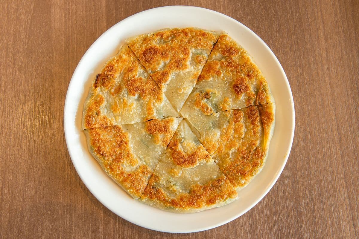 Pan Fried Chinese Green Onion Pancake 蔥油餅