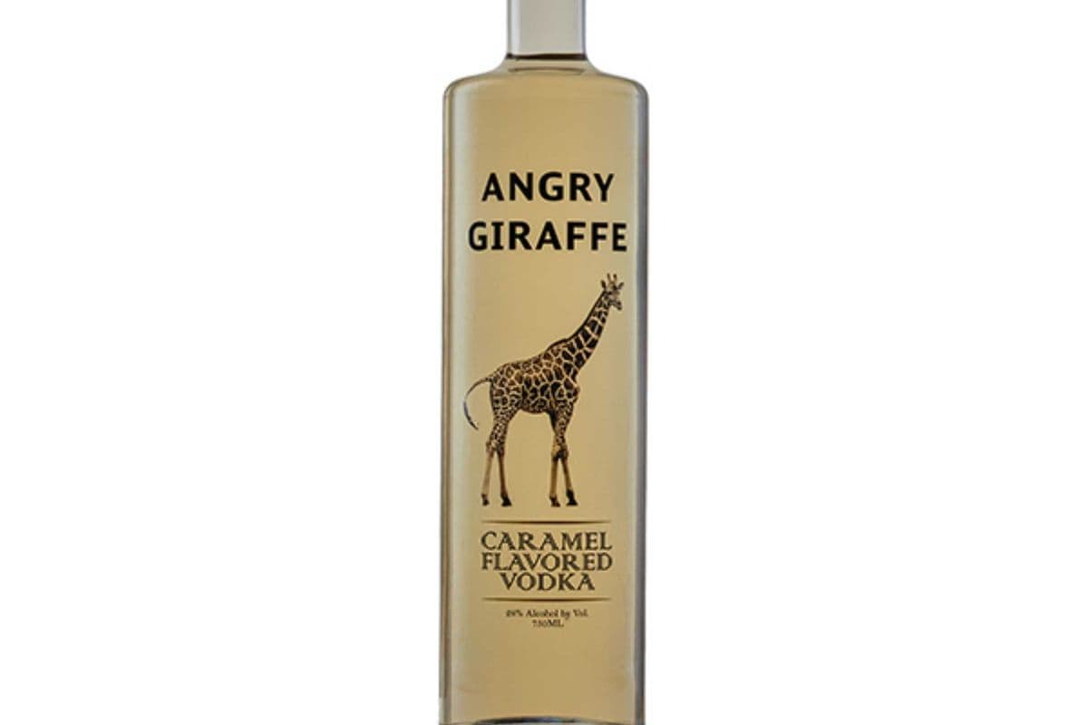 Angry Giraffe Caramel Flavoured Vodka (1 x 750 ml )