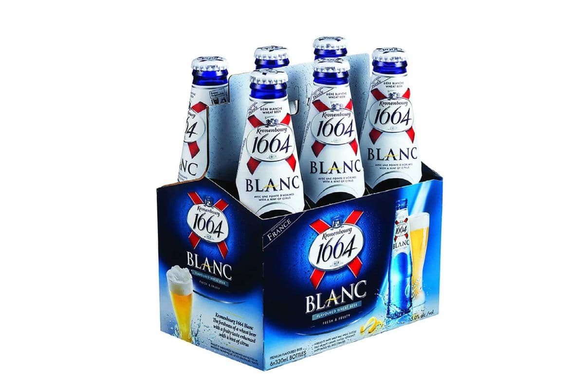 Kronenbourg Blanc 1664 (6 x 341 ml Bottles)