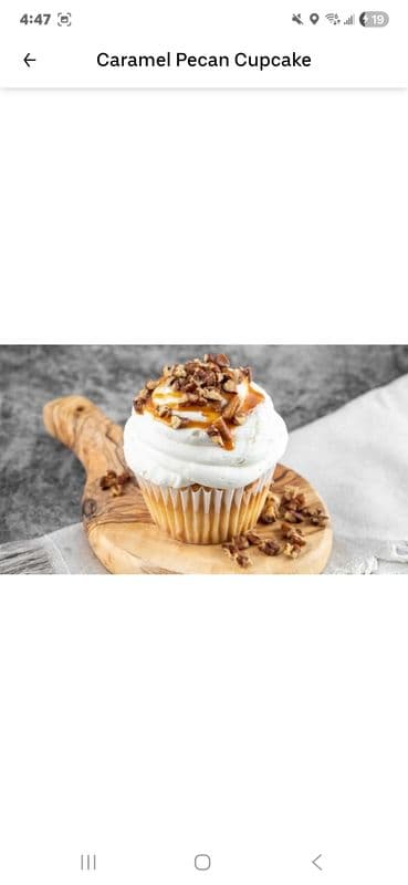 4-Pack Caramel Pecan Cupcake