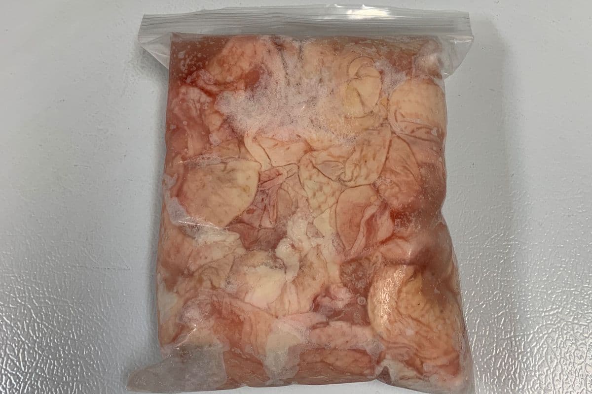 Frozen- chicken skin 1K