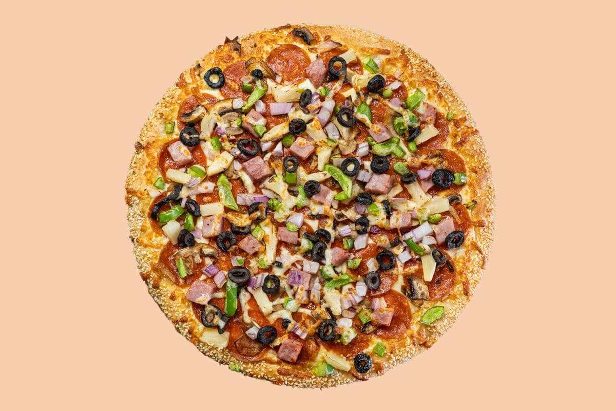 19. 10" Small All-Dressed (Loaded) Pizza