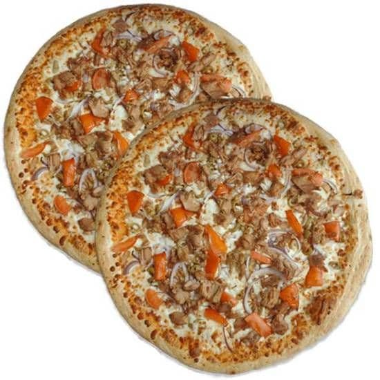 Two 12" Medium Tuna Pizzas / Deux pizzas moyennes de 12" au thon