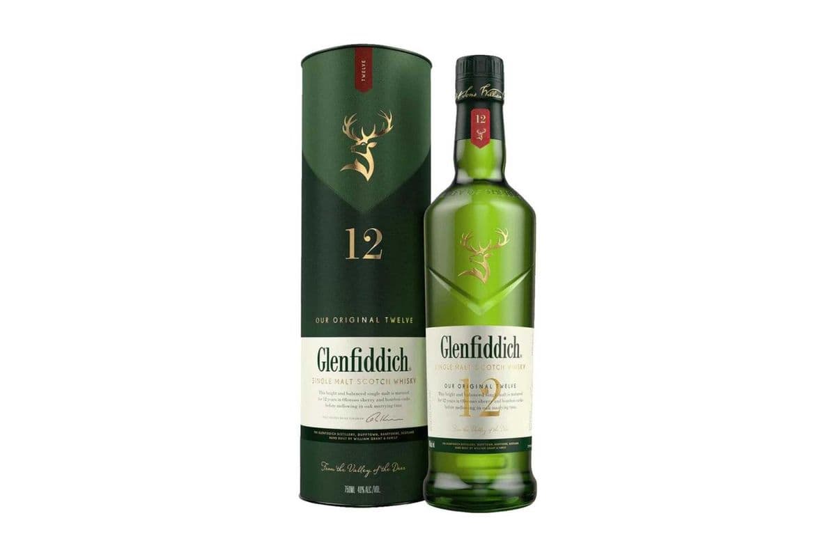Glenfiddich 12 YR Old *Speyside Single Malt Scotch Whisky* (1 x 750ml)