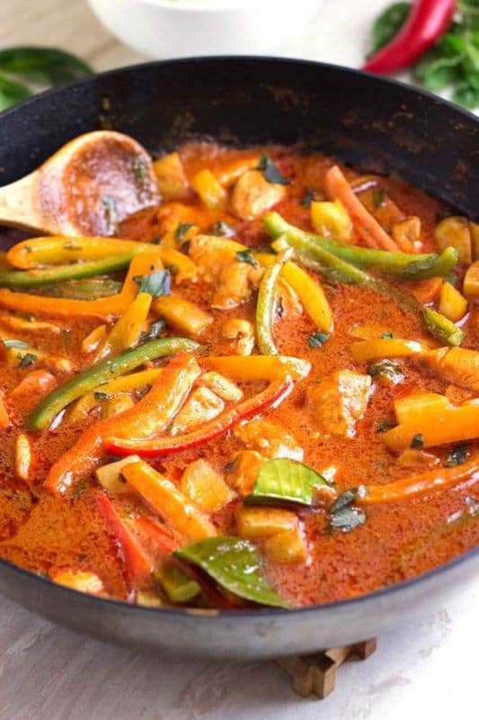 Red Curry with Rice (A905)