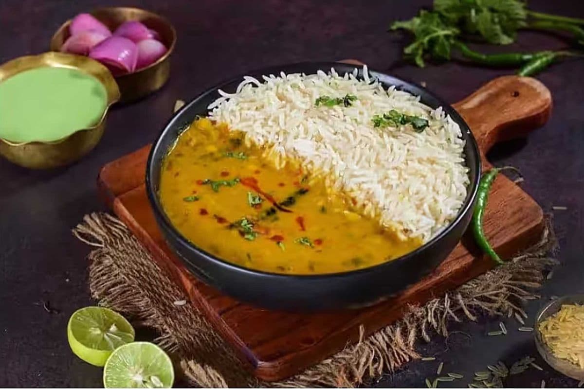 Yellow Dal Dhaba Style Rice Bowl