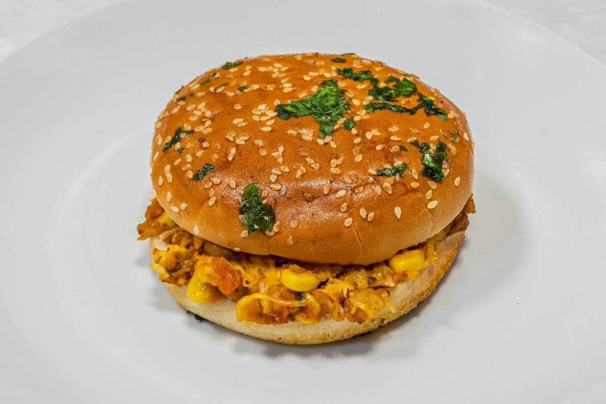 Masala Corn Burger