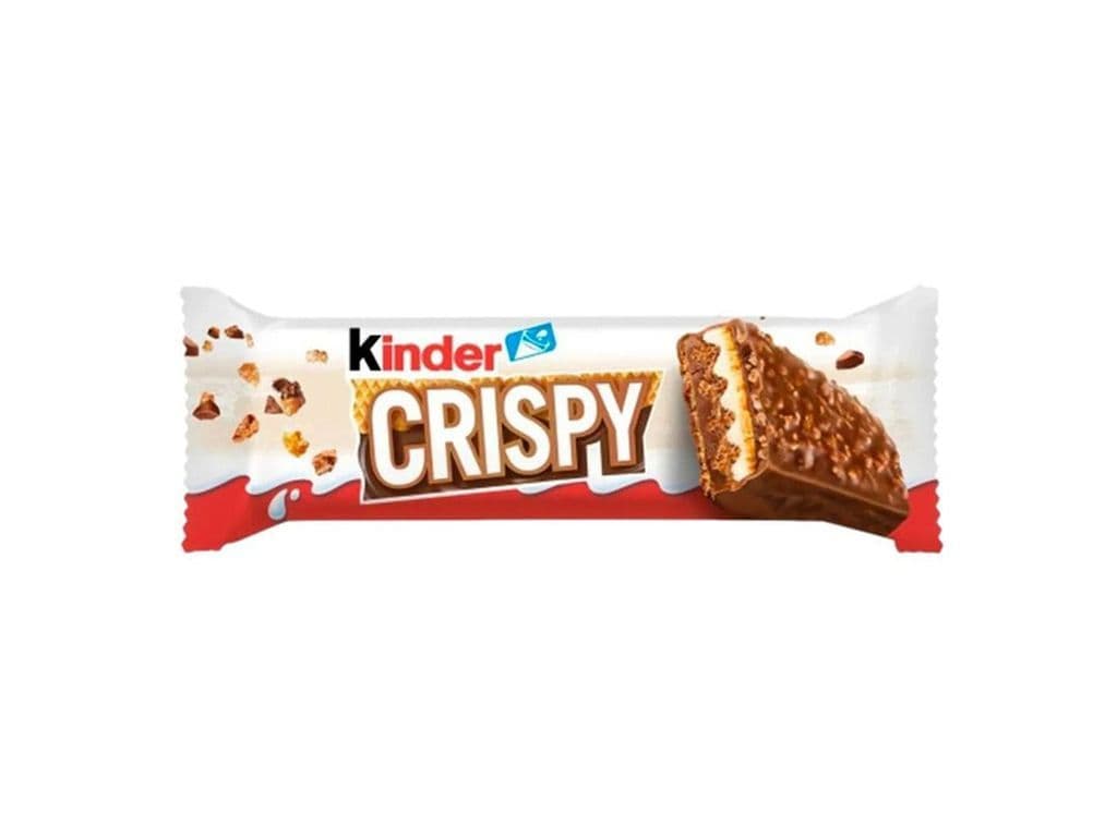Kinder Crispy Creme Filled Milk Chocolate Bar 34g European
