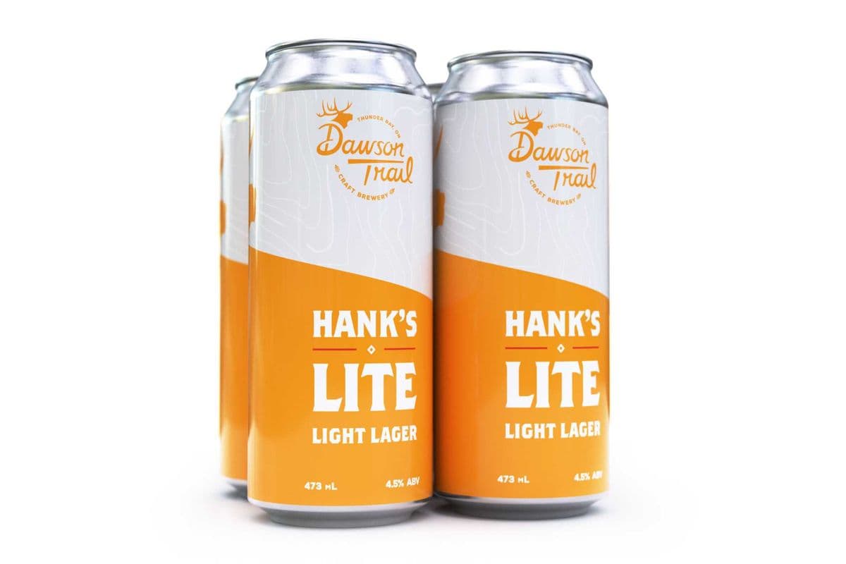Hank's Lite - Light Lager (24 x 473 ml Can)