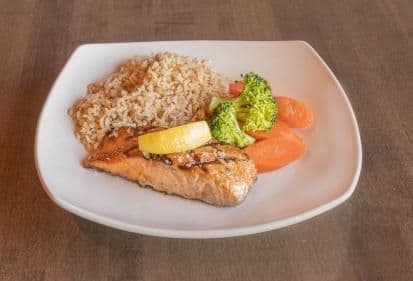 Grilled Garlic Butter Atlantic Salmon