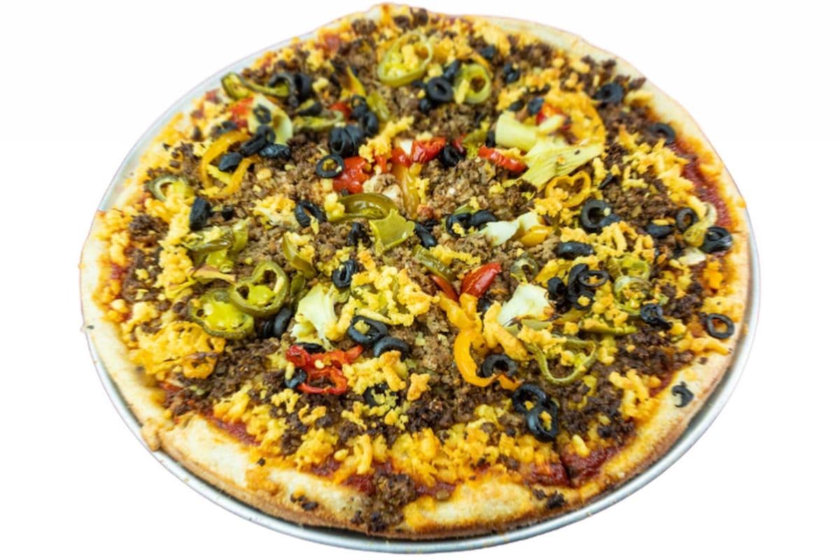 Medium Spicy Vegan Pizza