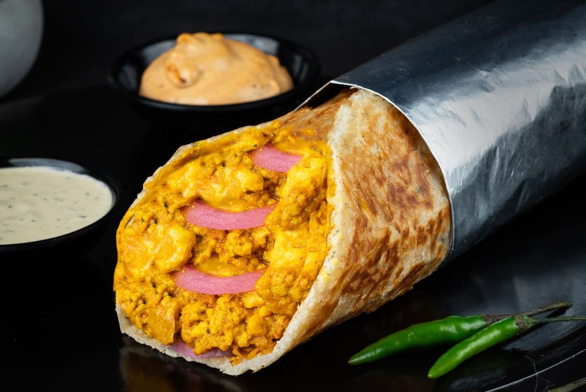Paneer Bhurji Roll
