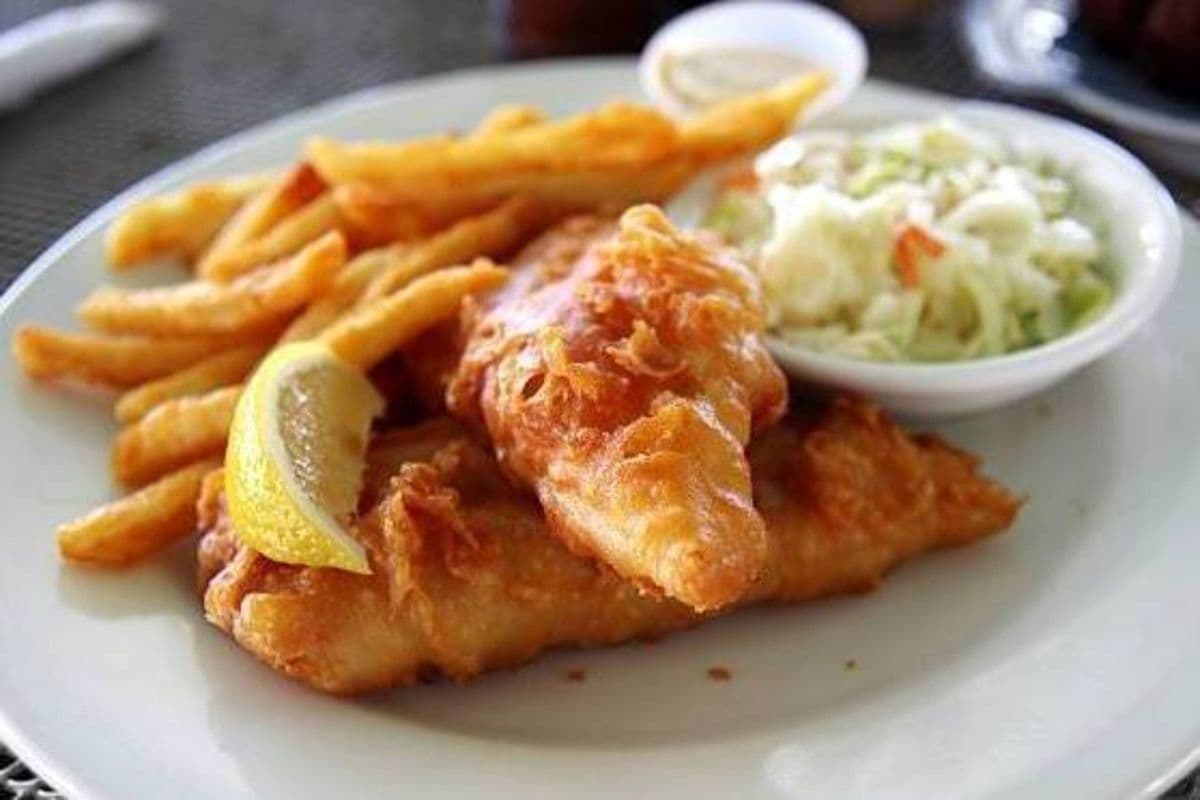 Haddock Fish and Chips (2 pcs)