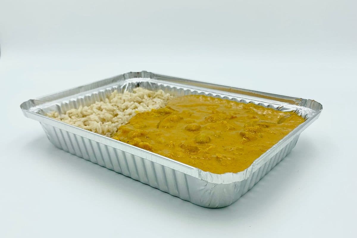 Butter Chickpeas with Rice (freezer)