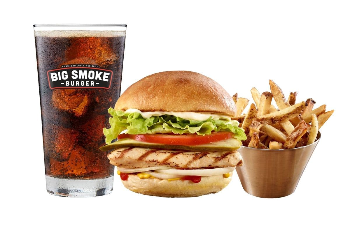 Grilled Chicken Burger Combo