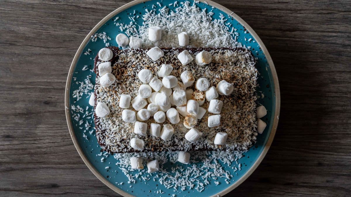Coconut Marshmallow Brownie
