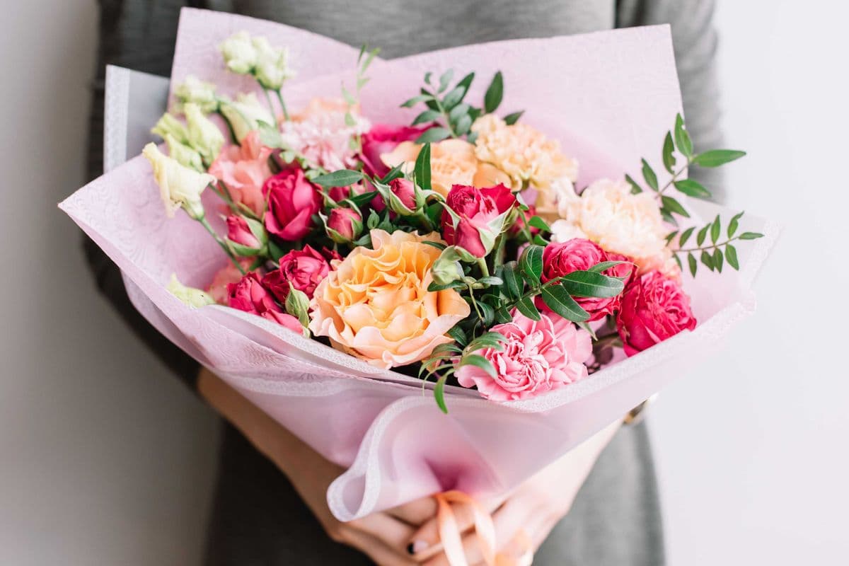 Deluxe Wrapped Flowers