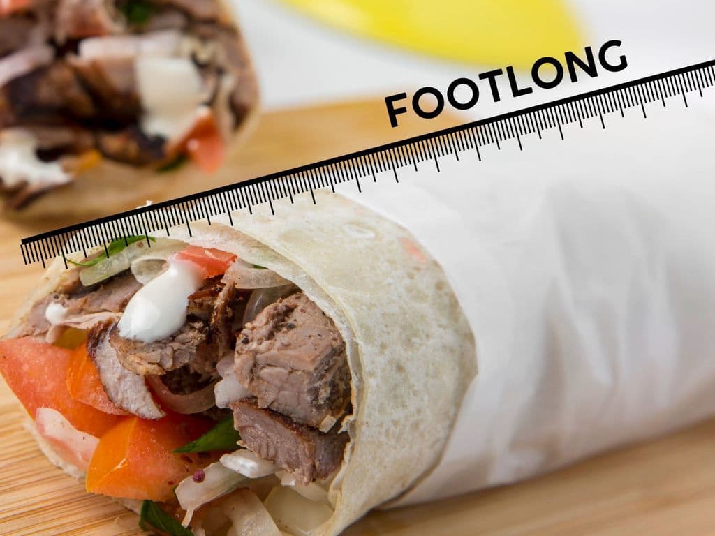 The Foot long Beef Sandwich