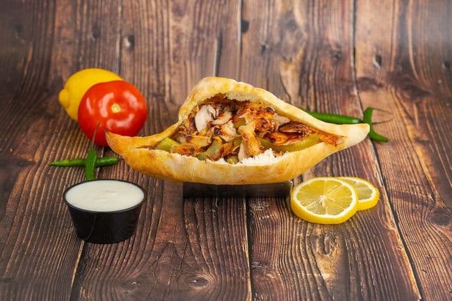Chicken shaw sandwich